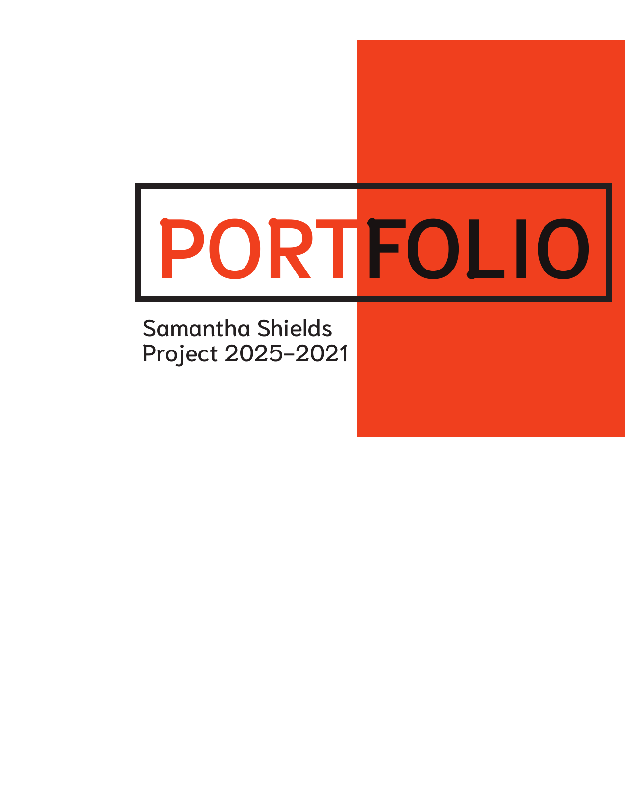 Samantha Shields portfolio page 1